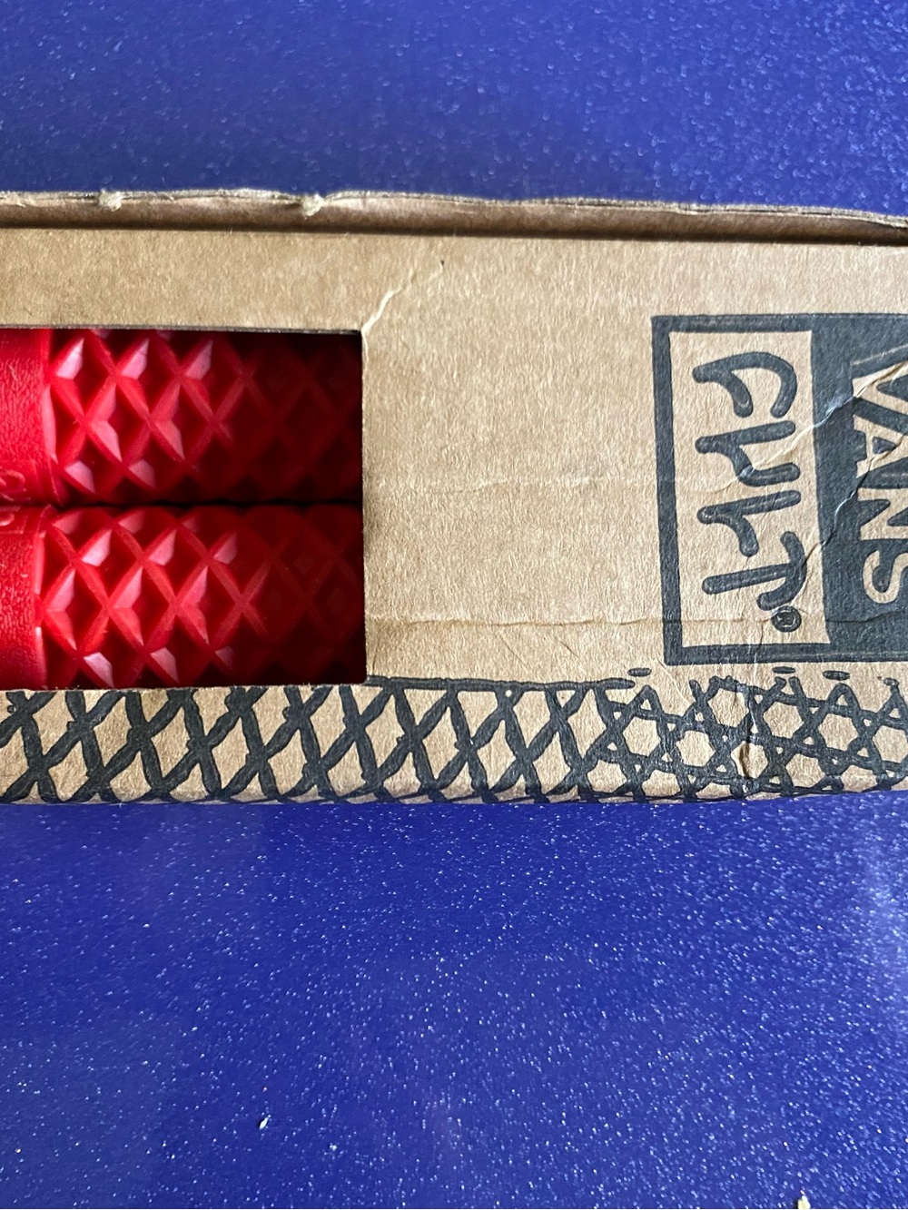Brand New In Package Red Vans x Cult Mountain Bike Grips Flangeless